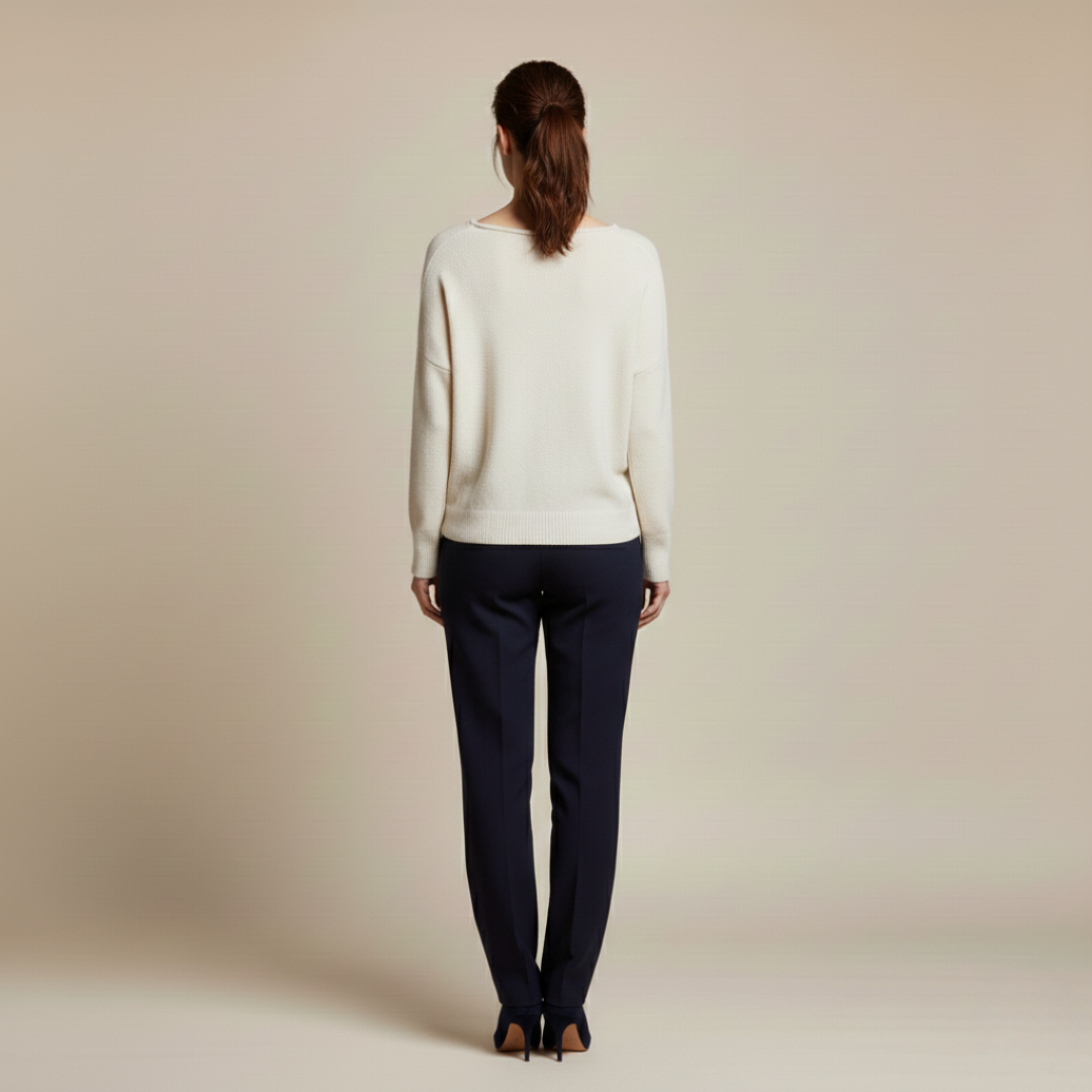 Women's Black Comfort Trousers