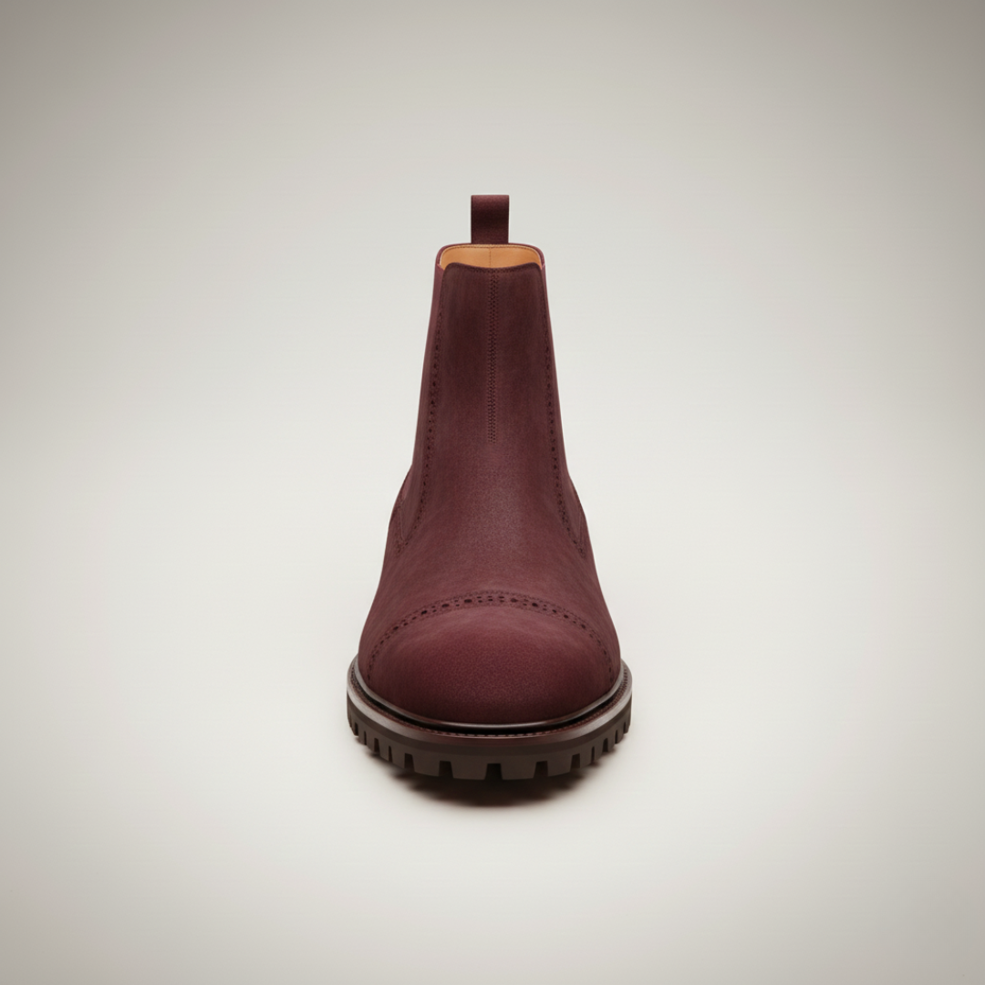 Men's Maroon Boots