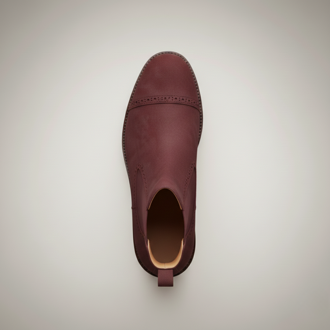 Men's Maroon Boots