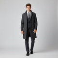 Men's Black Trench Coat