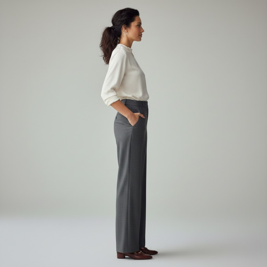 Grey Women Pants