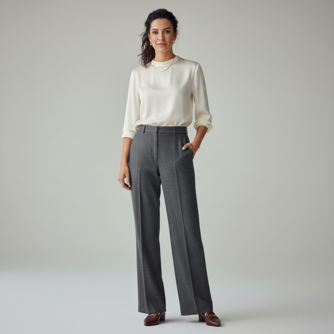 Grey Women Pants